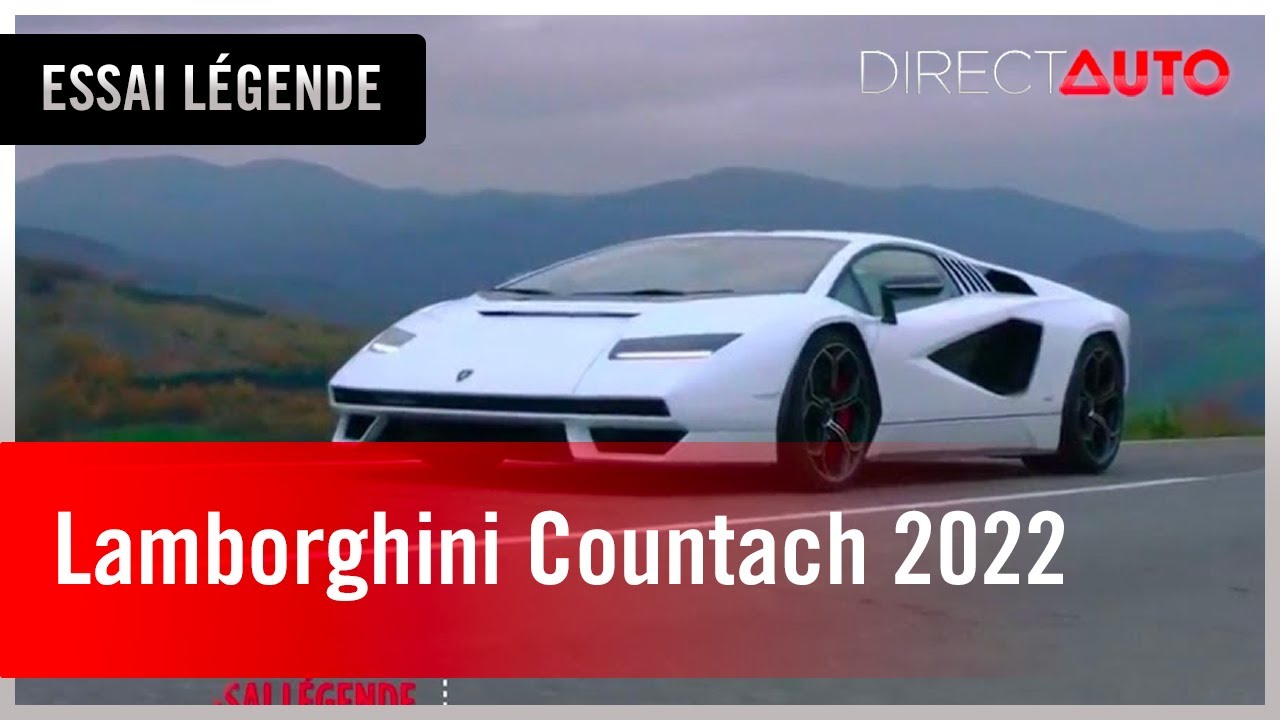Essai légende - Lamborghini Countach 2022 : le taureau hybride !