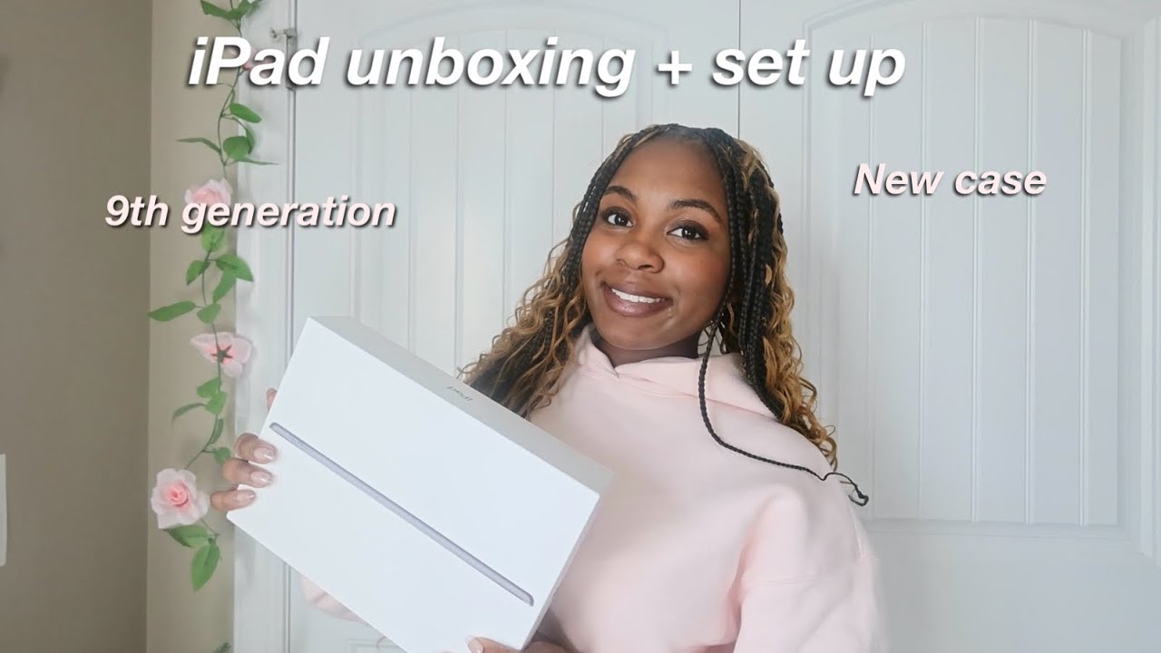 iPad unboxing + setting up 
