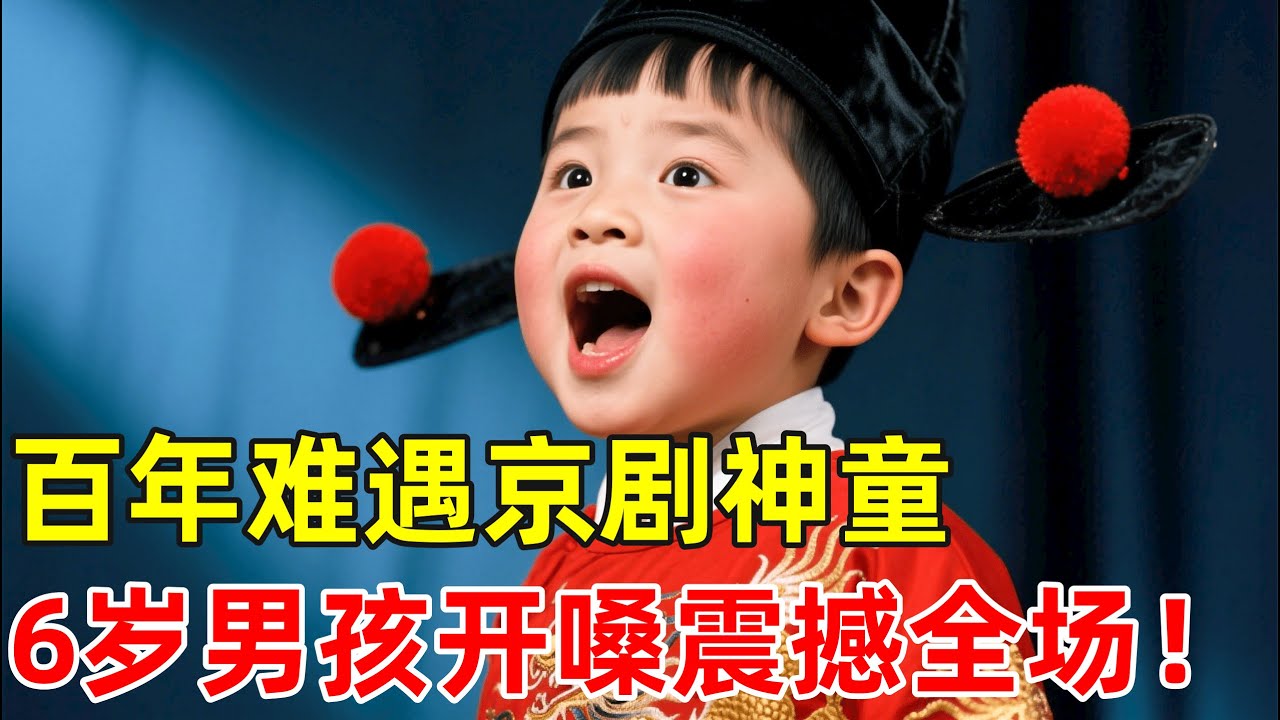百年难遇的京剧神童!6岁小男孩自学京剧屡获金奖,开嗓惊呆全场评委【草根大明星】