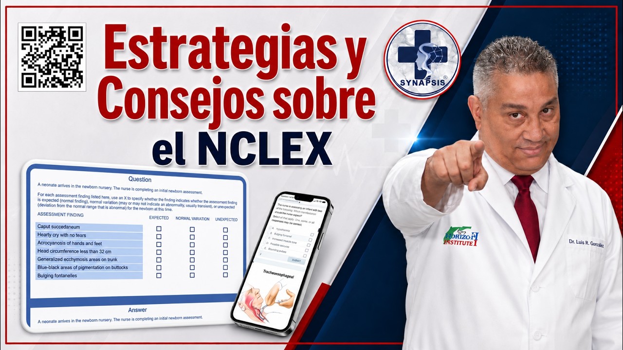 Prepárate para el NCLEX con las recomendaciones más recientes del Dr. Jesús.