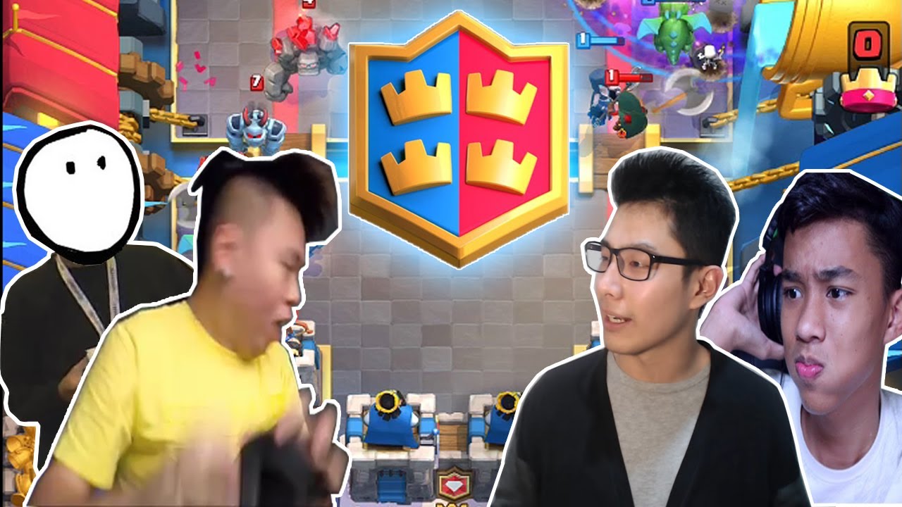 GA NGERTI LAGI WKWK (2v2 w/ Glenn Julifer, Alphine Gaming, Jeremy Viari) | Clash Royale Indonesia