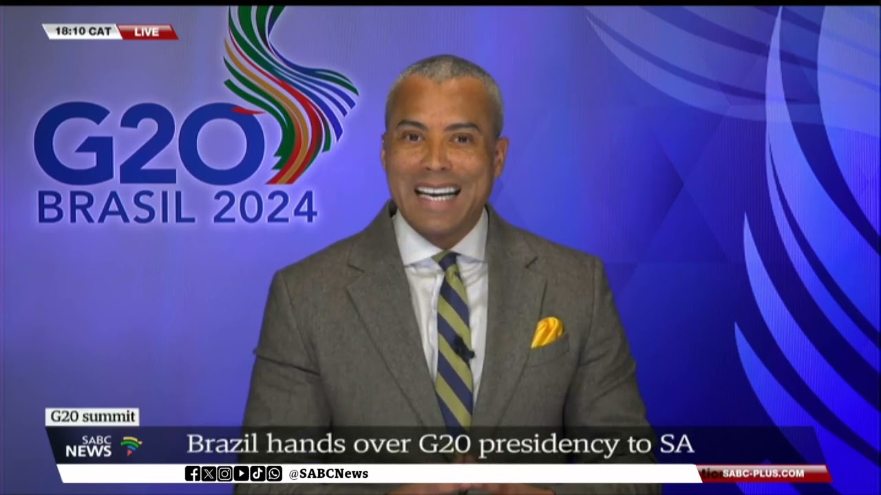 G20 Summit | Brazil hands over G20 Presidency to SA