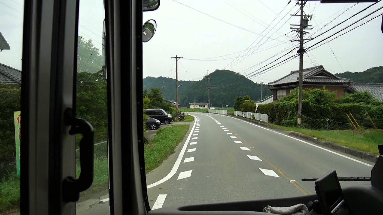 【前面展望】榊原温泉口駅～家城～一志病院【津市コミュニティバス_日本縦断中！】