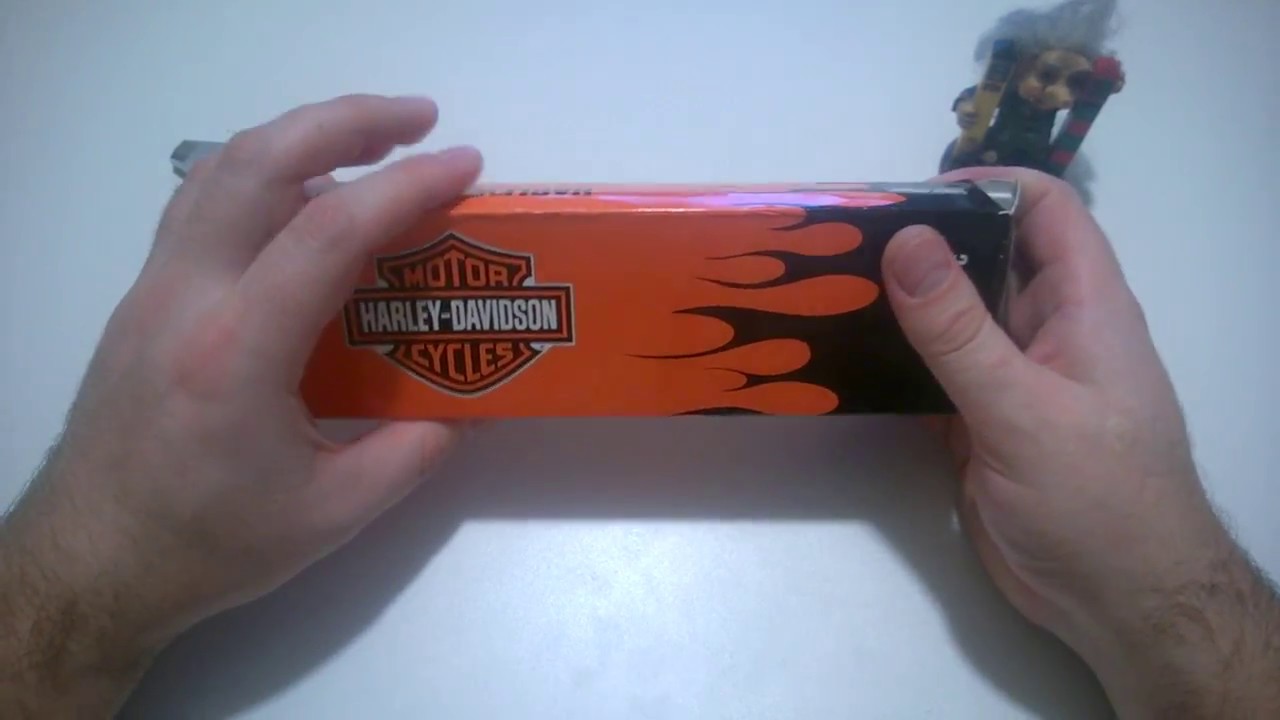Benchmade Harley-Davidson 13220 LFK. Интересный и необычный складной нож .
