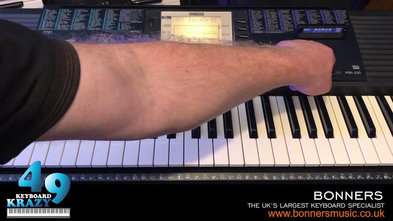 Yamaha PSR-330 Keyboard - Tutorial