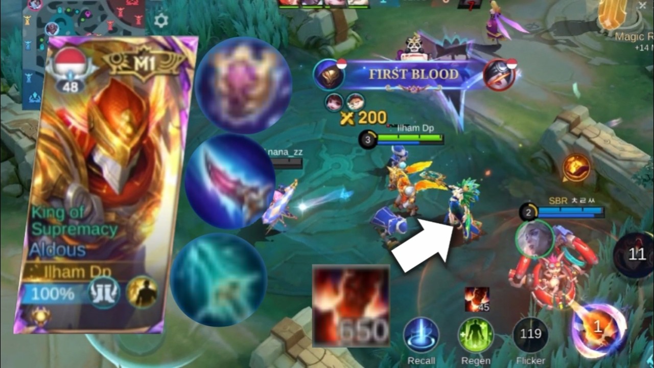 ALDOUS 650 STACK DAN BEST BUILD 1 HIT EARLY TRUE DAMAGE DI SEASON 40!! SOLO RANKED