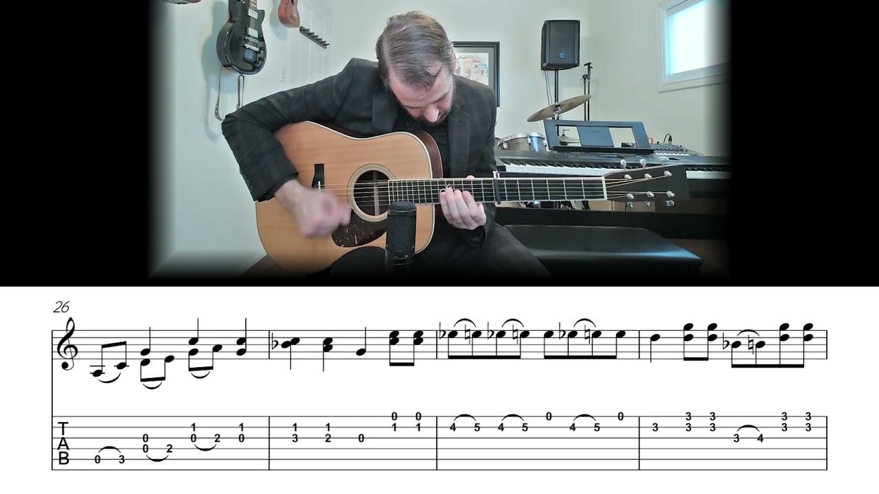 Jimmy Brown, the Newsboy - Bluegrass Carter Style Flatpicking Guitar Lesson (Sheet Music + TAB)