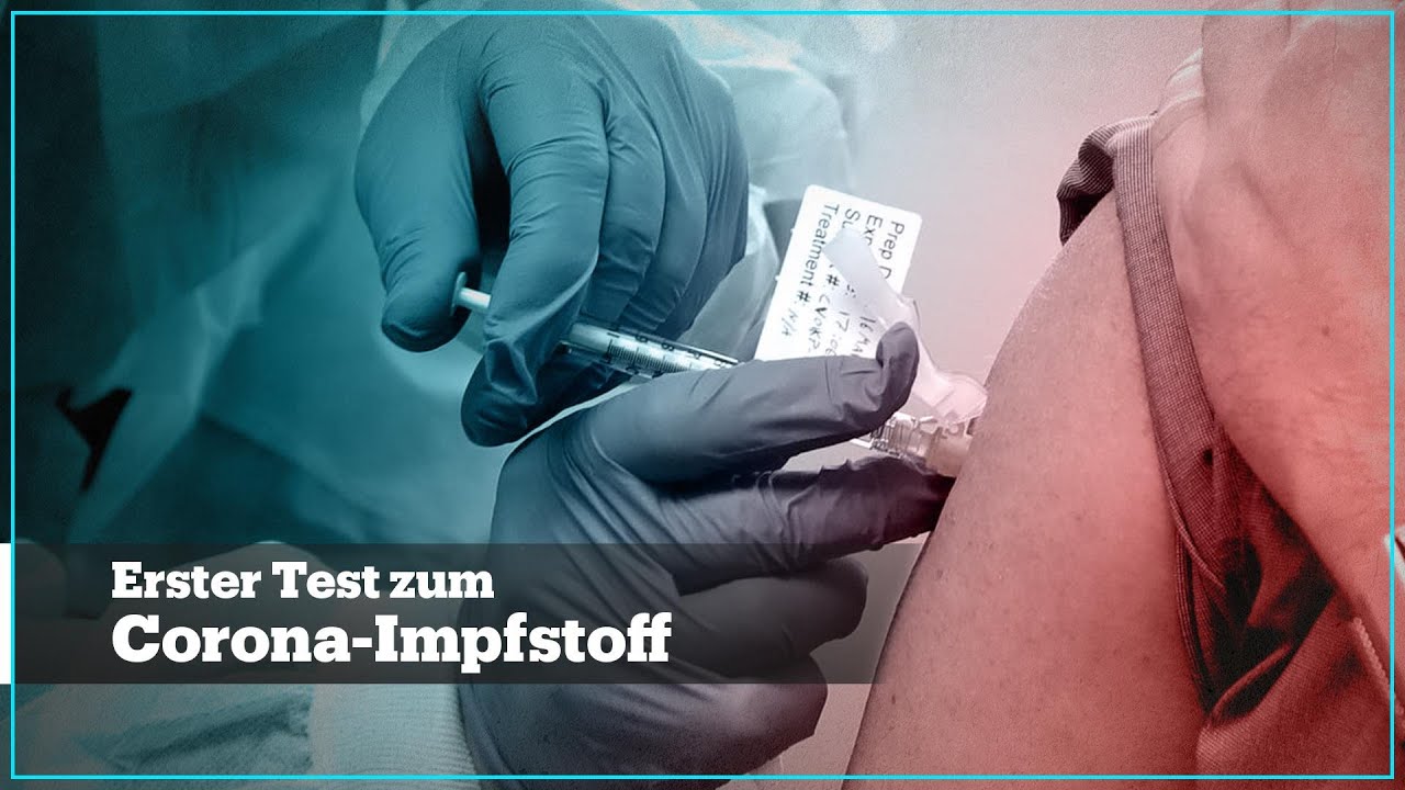 Erster Test zum Corona-Impfstoff