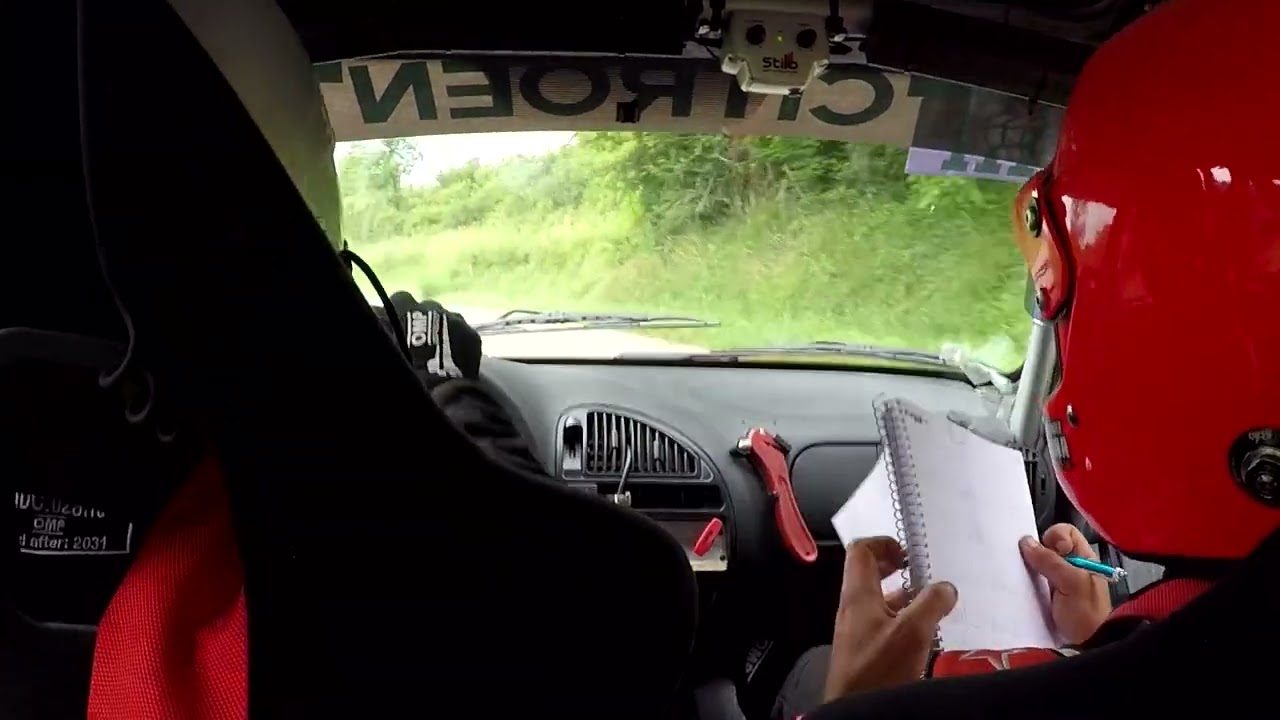 Rallye St Marcellin 2023 (ES3) : Hugo Dumoulin - Thibault Carmona - Citroën Saxo N2
