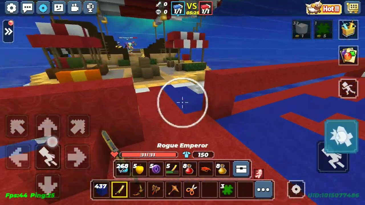Rip 1v1 .Doing 1v1 with my friend #video #pvp #blockmangobedwars 