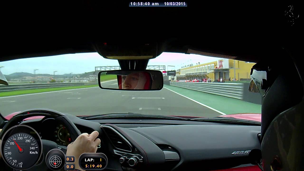 Ferrari 488 test drive at Valencia circuit