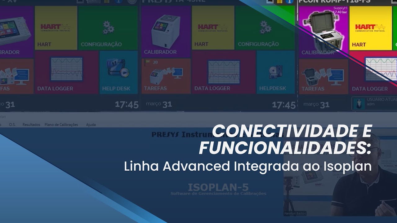 Conectividade e Funcionalidades: Linha Advanced Integrada ao ISOPLAN