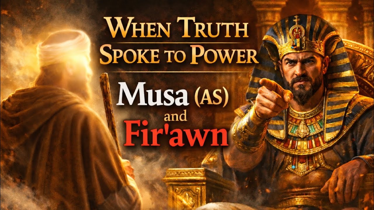 “Words That Shook a Throne — Musa (AS) Confronts Fir‘awn | Surah Ash-Shu‘arā | Ustaz  Sadiq Ramadan