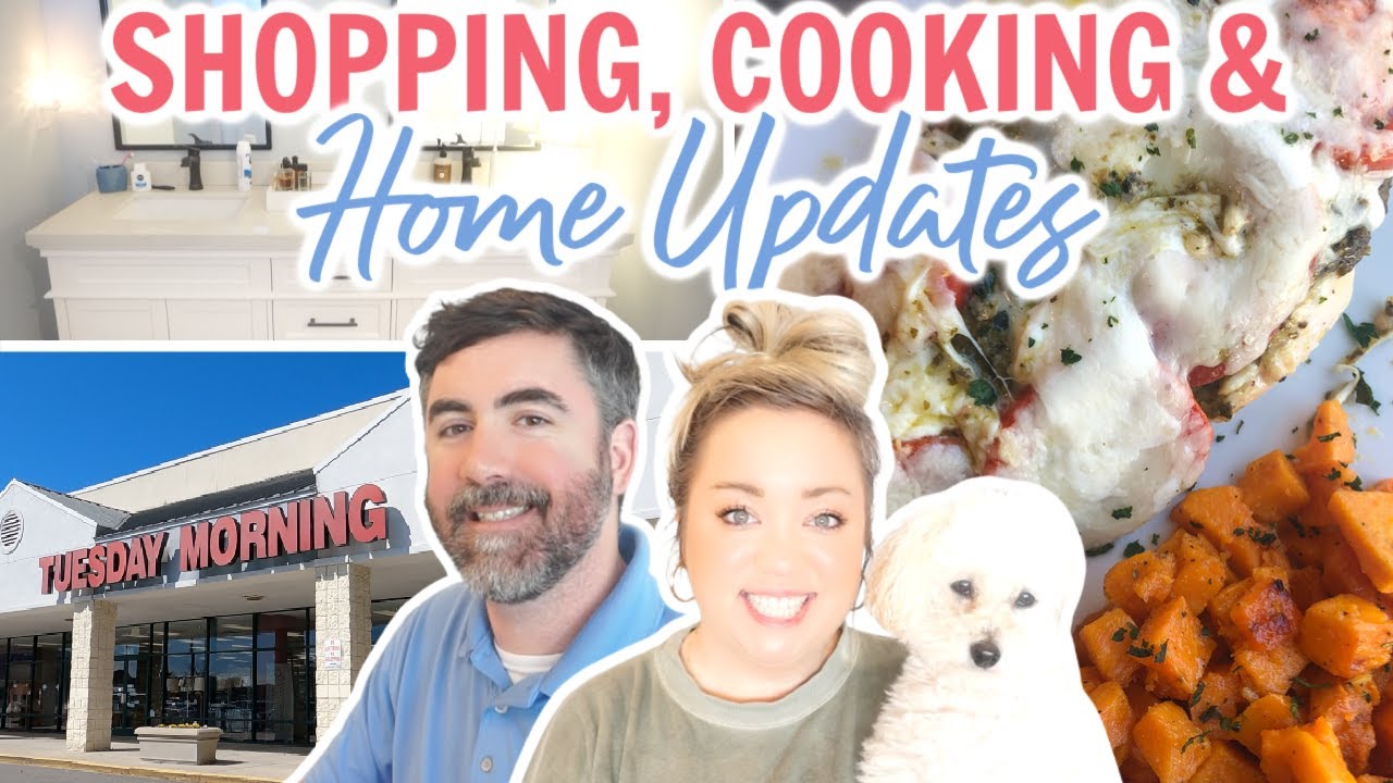 SHOPPING, COOKING & HOME UPDATES | EASY DINNER RECIPE | SPEND THE DAY WITH US | JESSICA O'DONOHUE