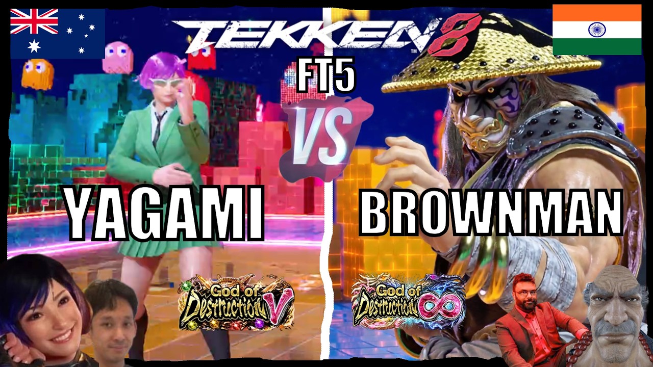 T8 🔥 YAGAMI (Low Ranked Reina) vs BROWNMAN (AI Generated Heihachi) 🔥 Tekken 8 ChatGPT Gameplay