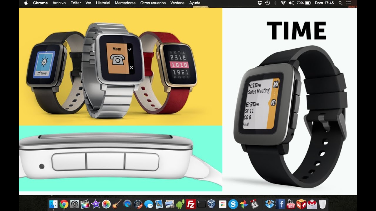 Pebble Time Unboxing y review en español