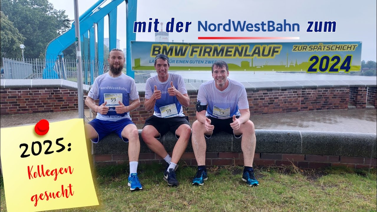 17. BMW FirmenLauf zur SpätSchicht in der Hansestadt Bremen_Lauf mit der #nordwestbahn