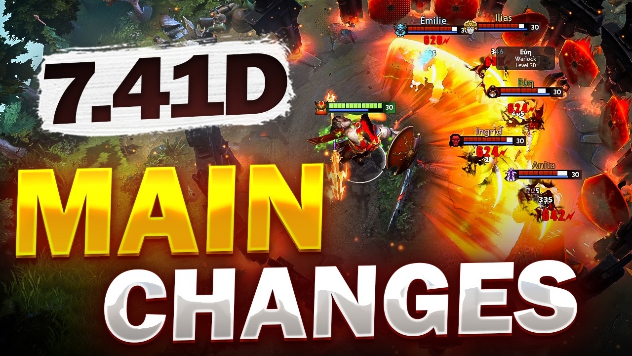 Dota 2 NEW 7.41d Patch - Main Changes!