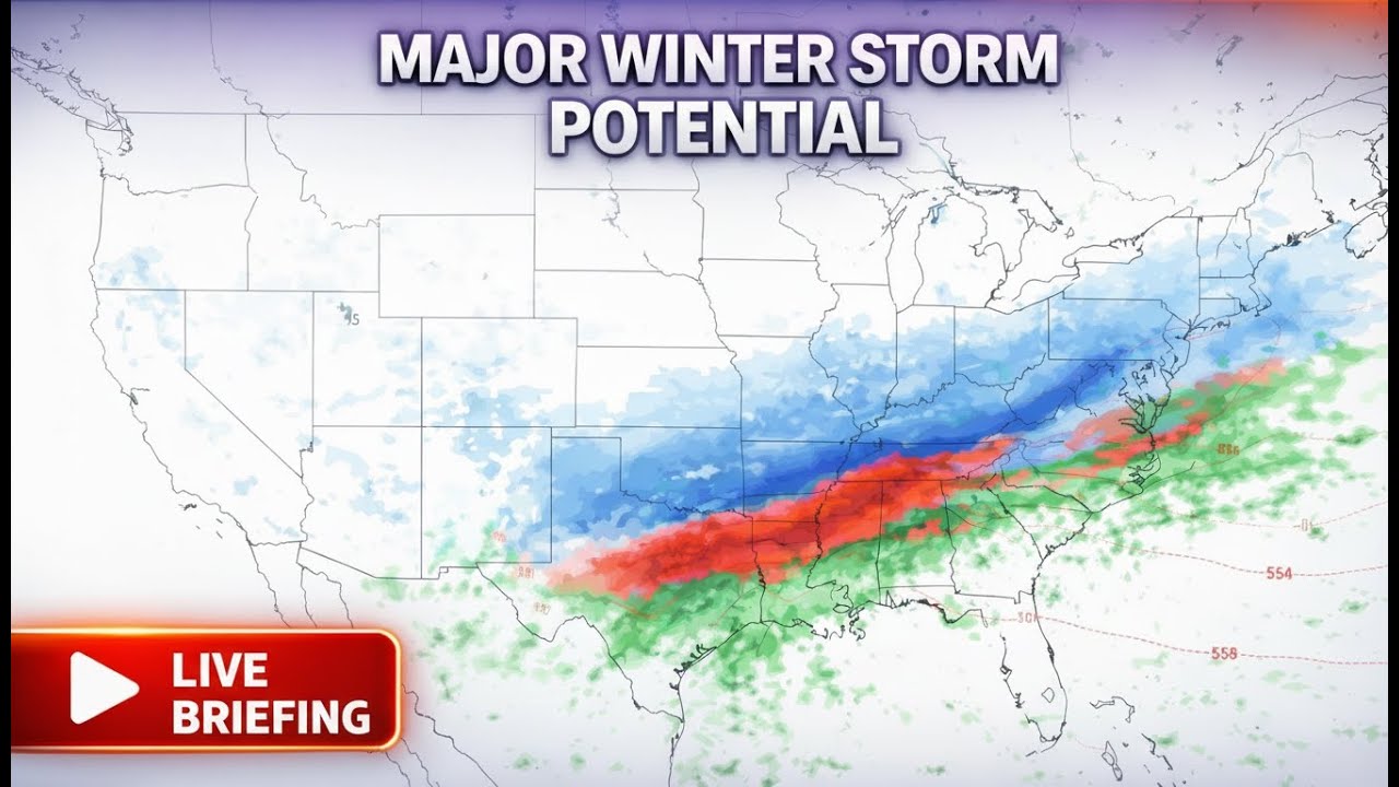 LIVE BRIEFING: GENERATIONAL WINTER STORM POTENTIAL