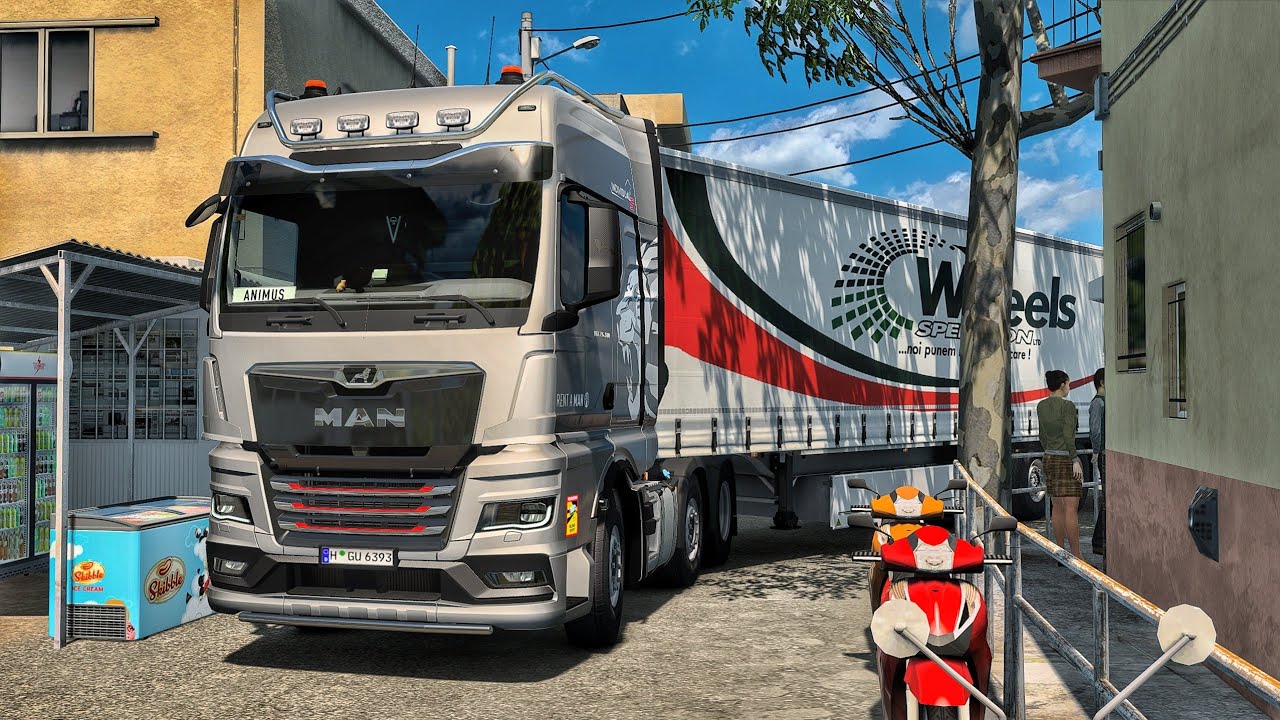Through Challenging Dirt Roads To Narrow Delivery Spot In Greece | #ets2 1.53