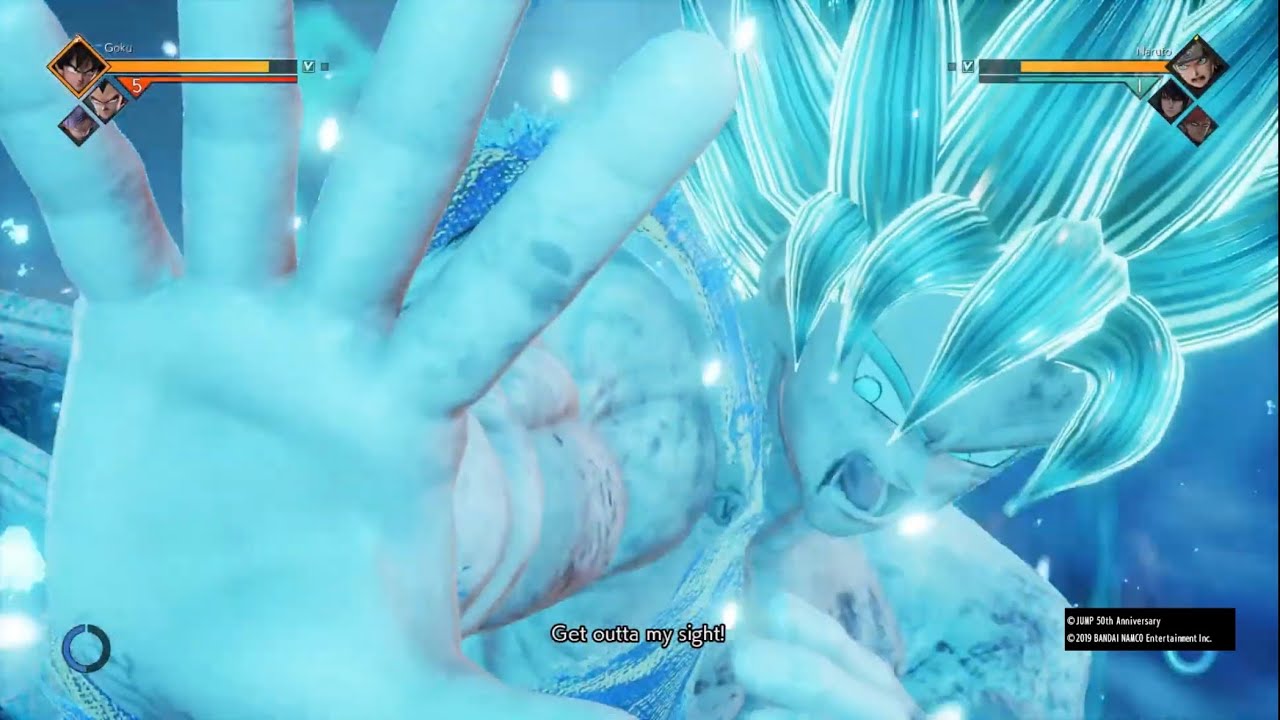 Jump Force Goku Vs Naruto Characters