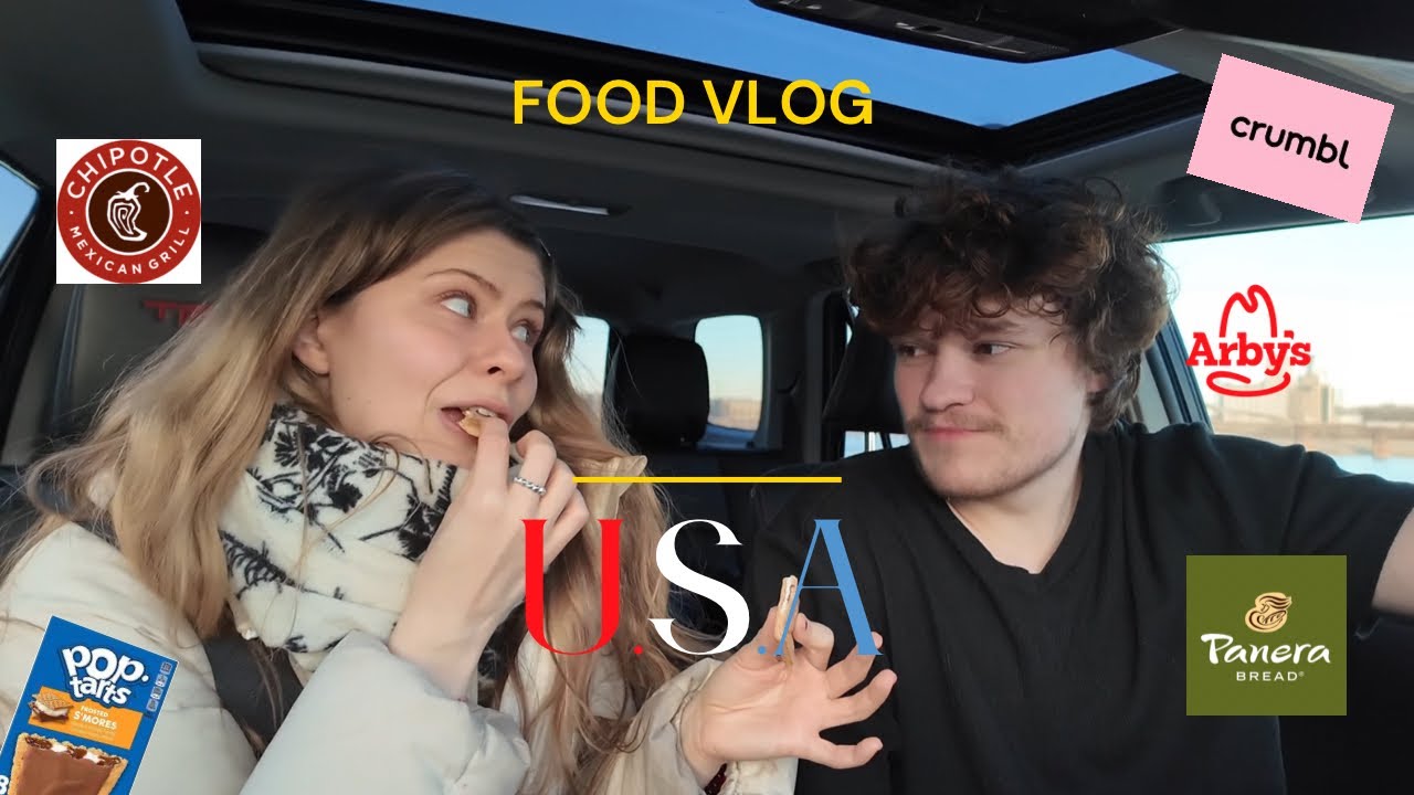 Eating our way through america!! - crumble, Panera, Pop tarts, buttered Popcorn &&&