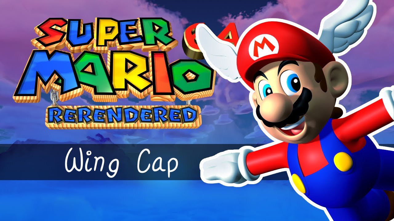 Wing Cap | Powerful Mario | Super Mario 64: Rerendered