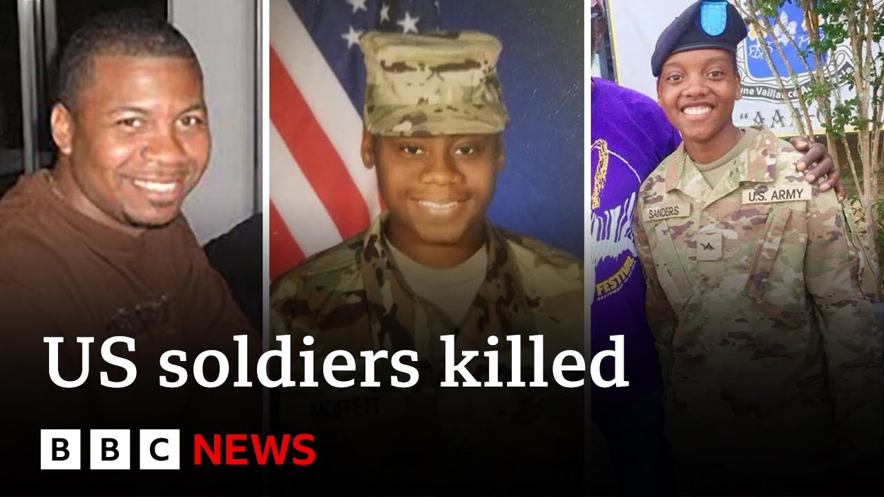 US soldiers killed in Jordan drone attack named | BBC News