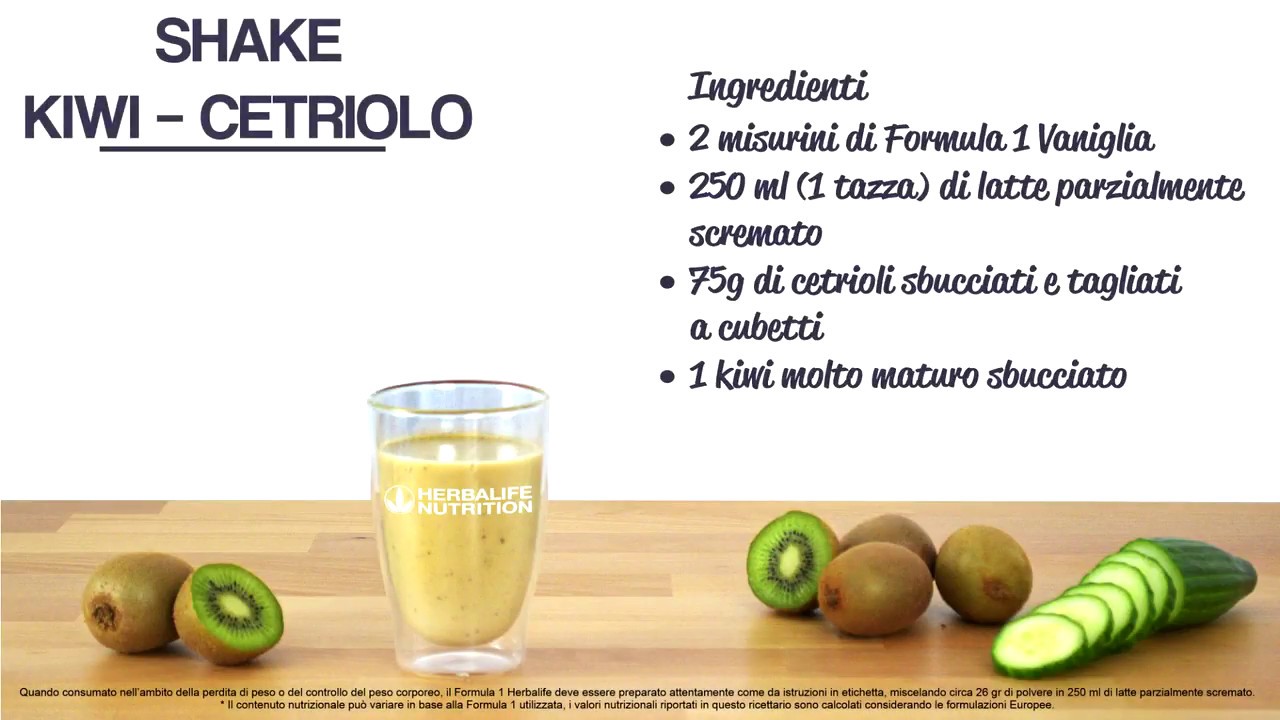 🥤 #Frullato: KIWI e CETRIOLO