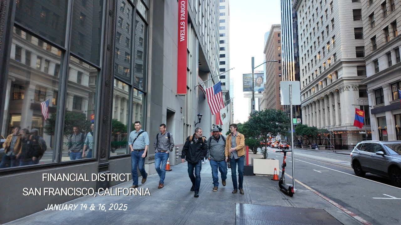 Walking San Francisco, California's FINANCIAL DISTRICT (January 21, 2025)