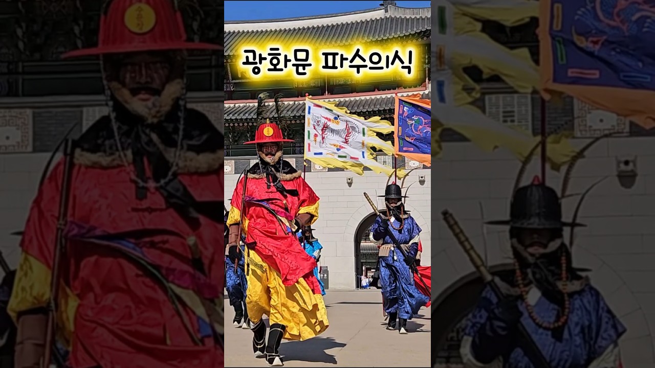 외국인도 놀란 광화문 파수의식 🇰🇷 이건 꼭 봐야 합니다!! #shorts #광화문 #경복궁 #광화문파수의식 #여행 #travel #한국 #한국여행 #서울 #서울여행 #seoul