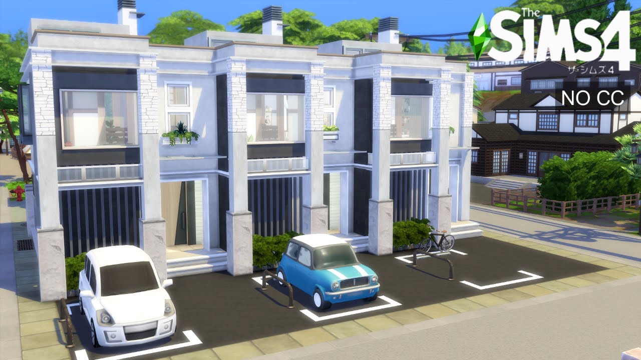 Apartment Komorebi  | アパート | NO CC | Sims 4 stop motion build【シムズ４建築】コモレビ#５