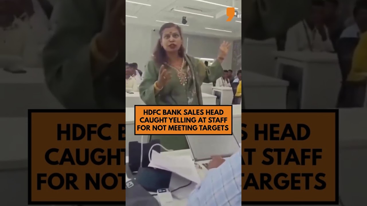 HDFC Bank Manager&rsquo;s Outburst Goes Viral | Toxic Work Culture or Target Pressure? | News9