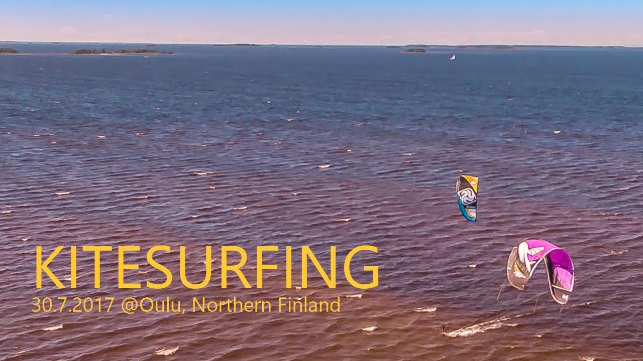 Leijasurffausta Toppilansaaressa Oulussa, DJI Phantom 3 Advanced
