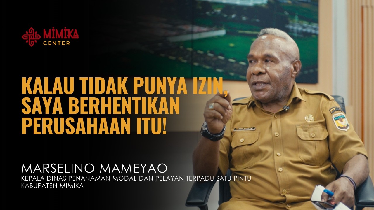 EPS.9 BERSAMA KEPALA DINAS PENANAMAN MODAL & PELAYANAN TERPADU SATU PINTU | PODSLINK MIMIKA CENTER