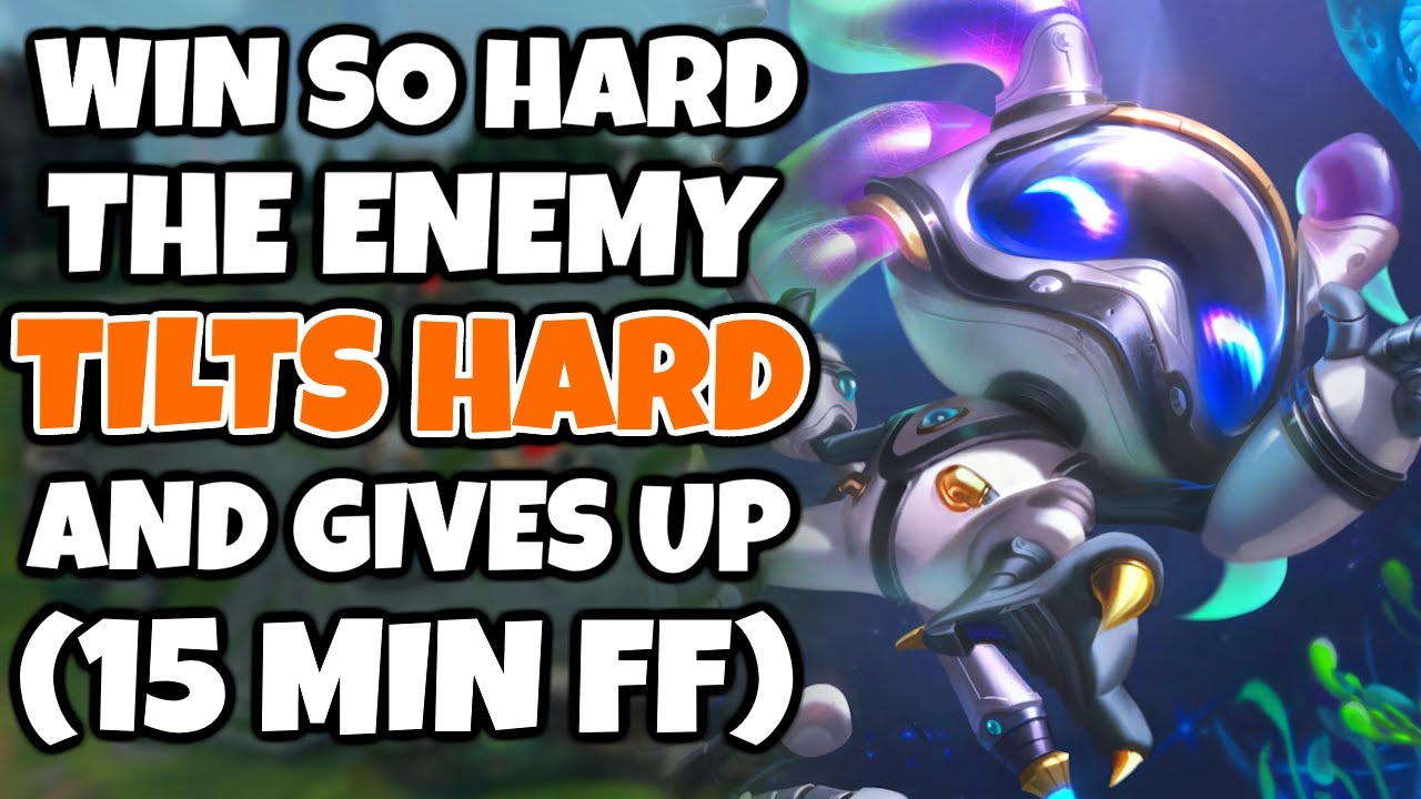 2 Games where the enemy tilts so hard they surrender at 15 minutes | Pekin Woof