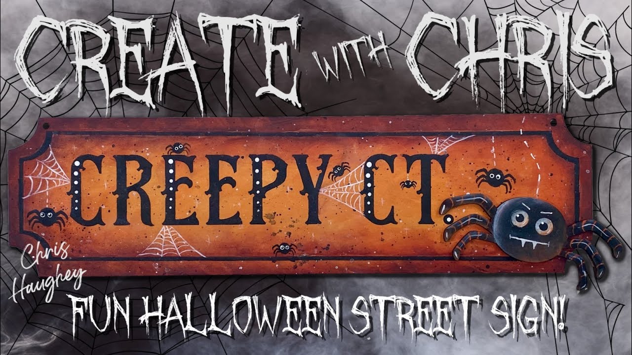 Create with Chris - Creepy Court Street Sign