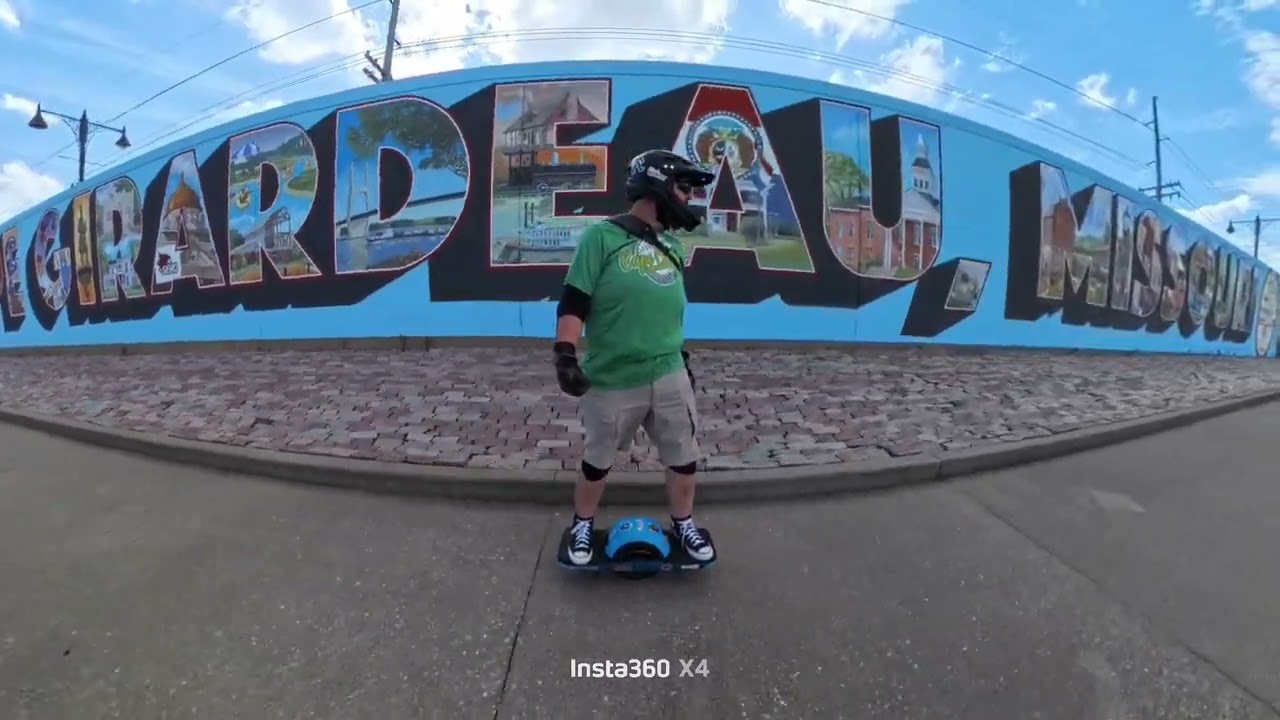 OneWheel float through Cape Girardeau Riverfront and SEMO River Campus 6/18