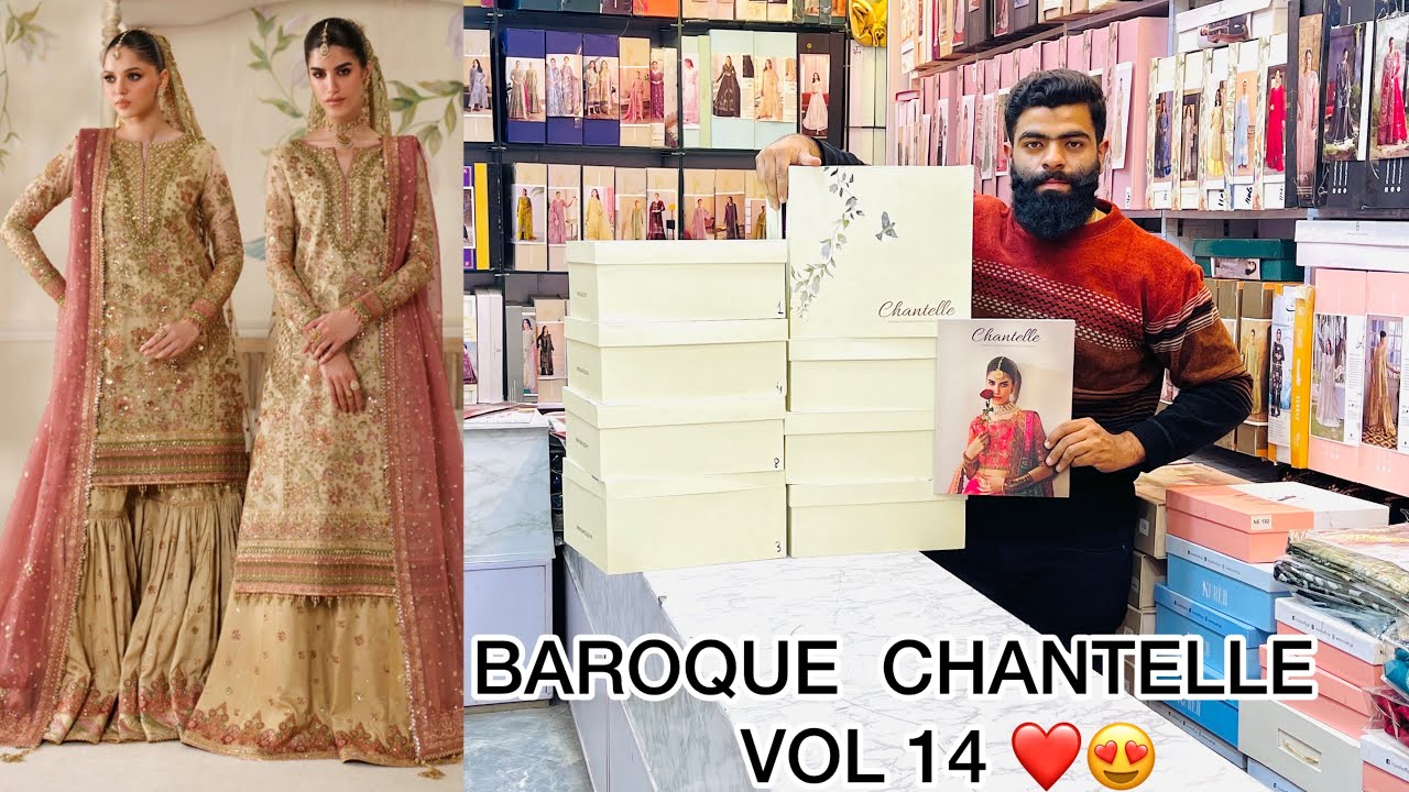 CHANTELLE VOL 14 FORMAL EMROIDERED COLLECTION BY BAROQUE 2025 | BAROQUE WEDDING COLLECTION 2025