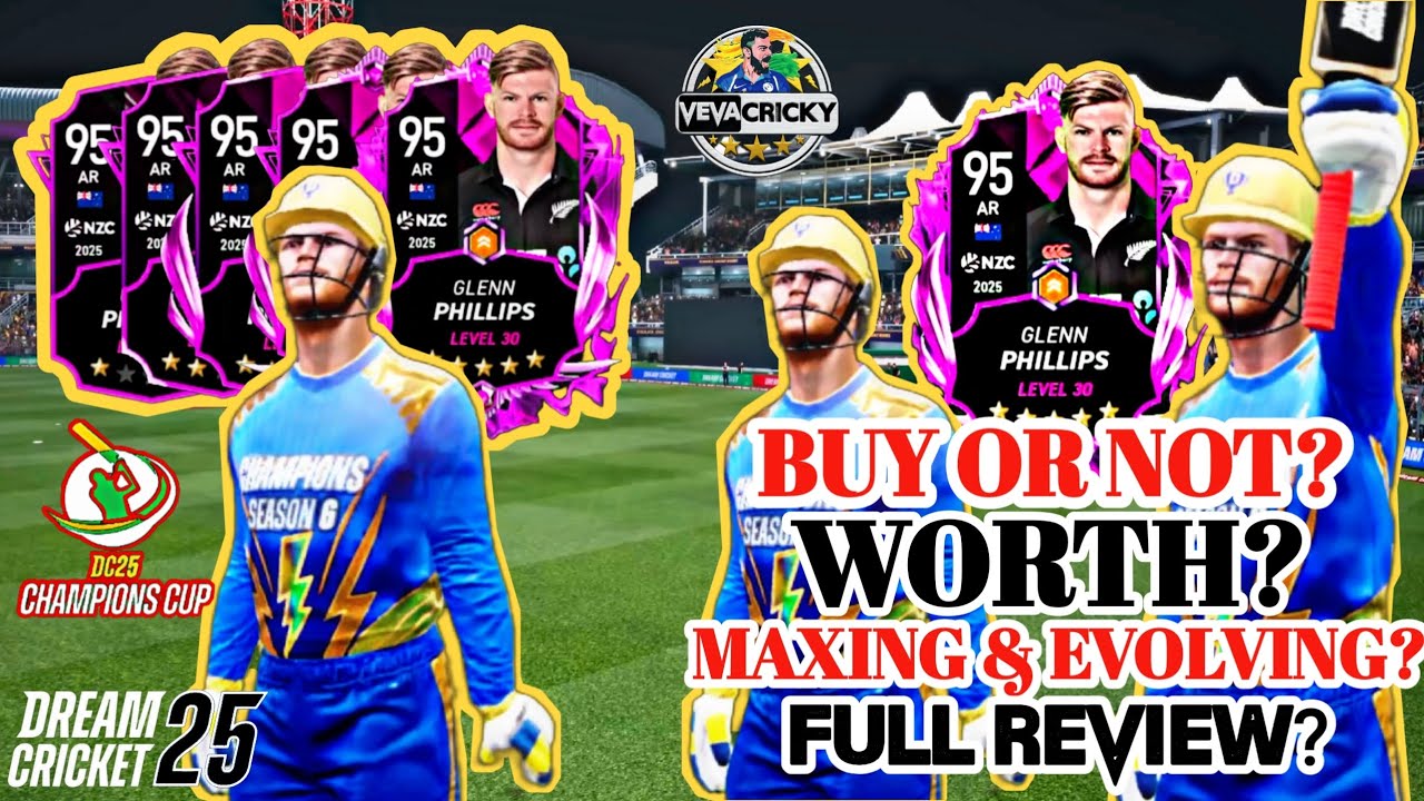 IS IT WORTH UNLOCKING GLENN PHILLIPS IN DREAM CRICKET 25| GLENN PHILLIPS MULTIPLAYER BATTING TIPS