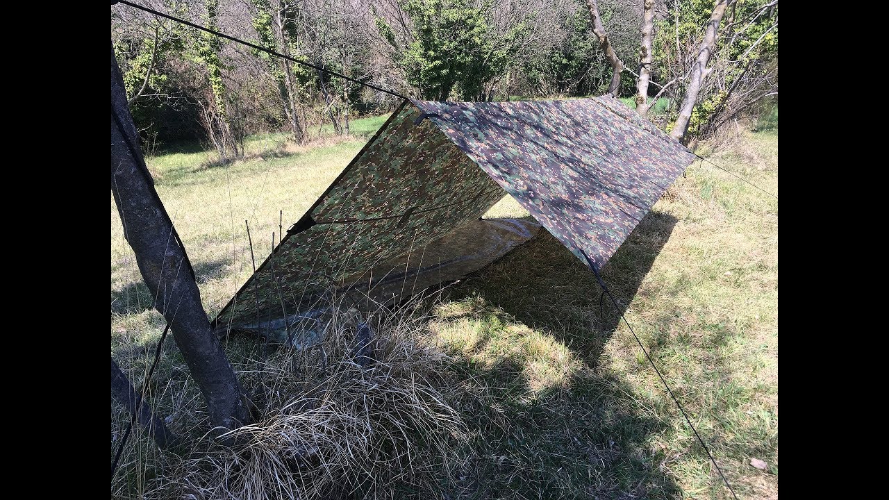 5 ripari veloci con un tarp