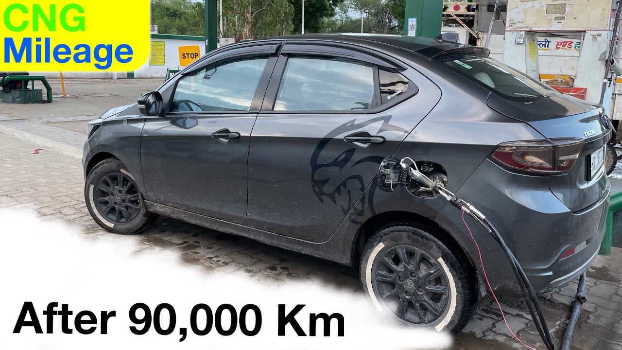 Tata Tigor CNG Mileage even after 90,000 km travel.