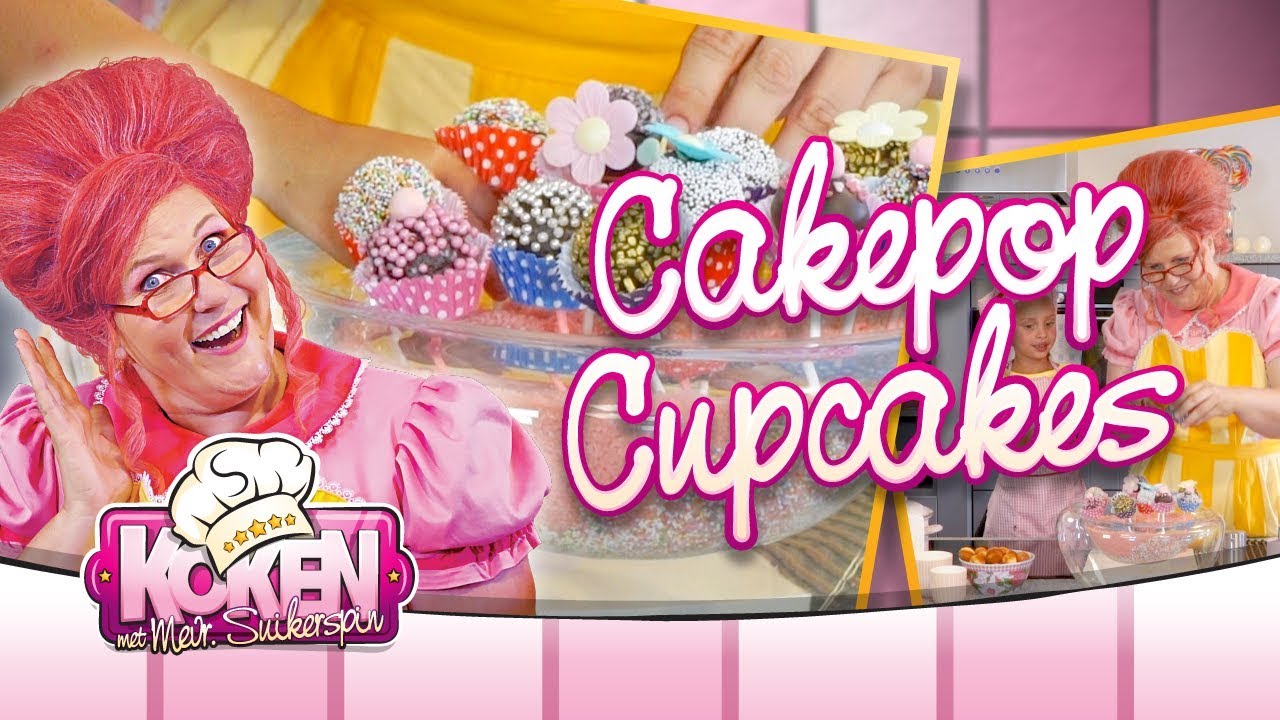 CAKEPOP CUPCAKES | 🍭 Koken met Mevrouw Suikerspin  #1