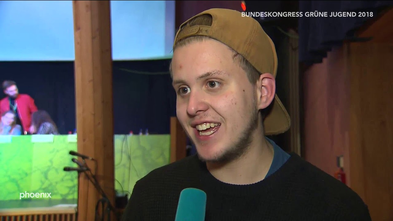 Interview mit Max Lucks beim Bundeskongress der Grünen Jugend am 17.11.18