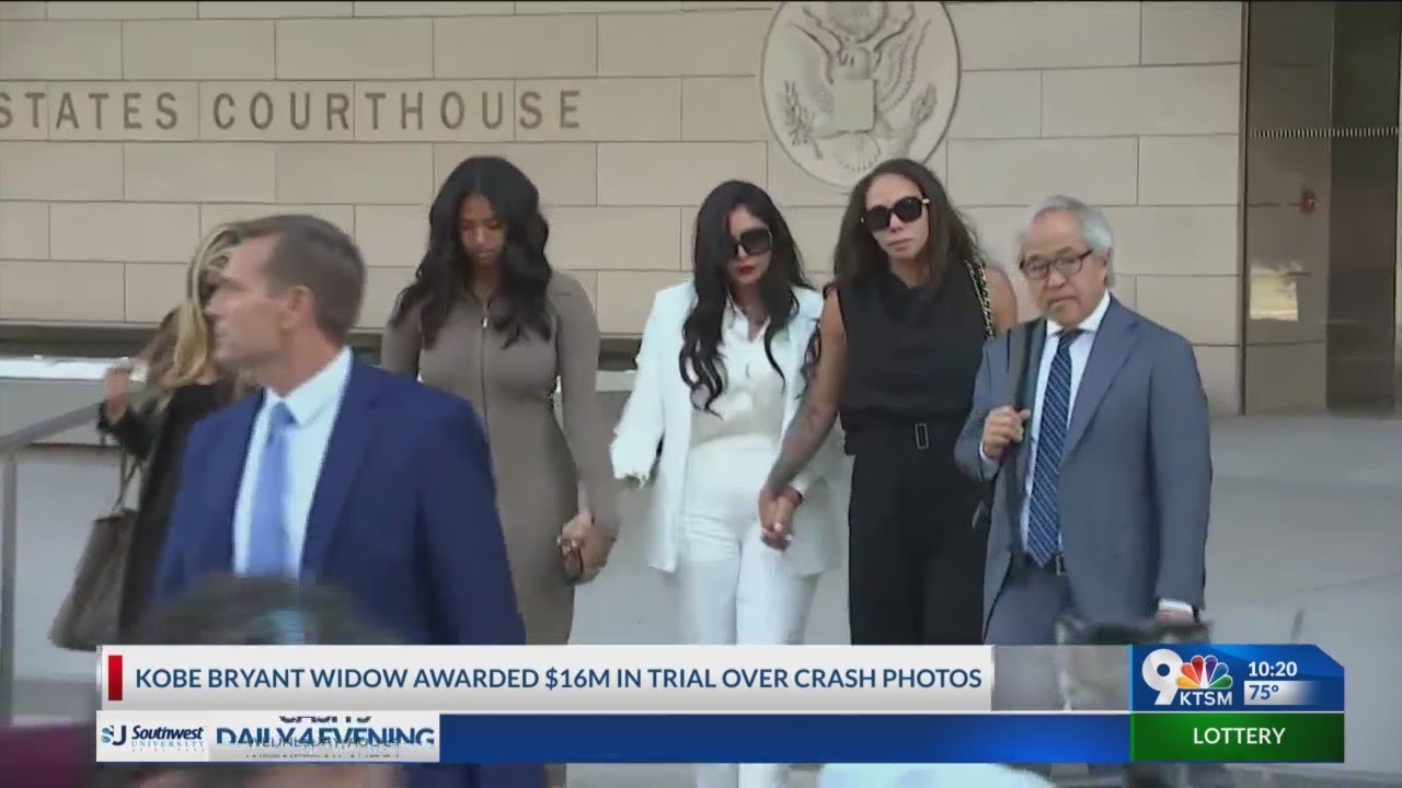 Vanessa Bryant awarded $16 million in lawsuit over helicopter crash photos