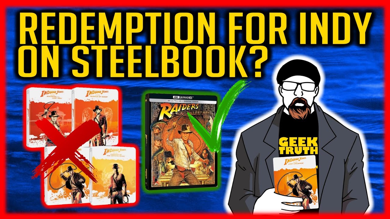 Second Chance For Indiana Jones 4k With A New Steelbook Release