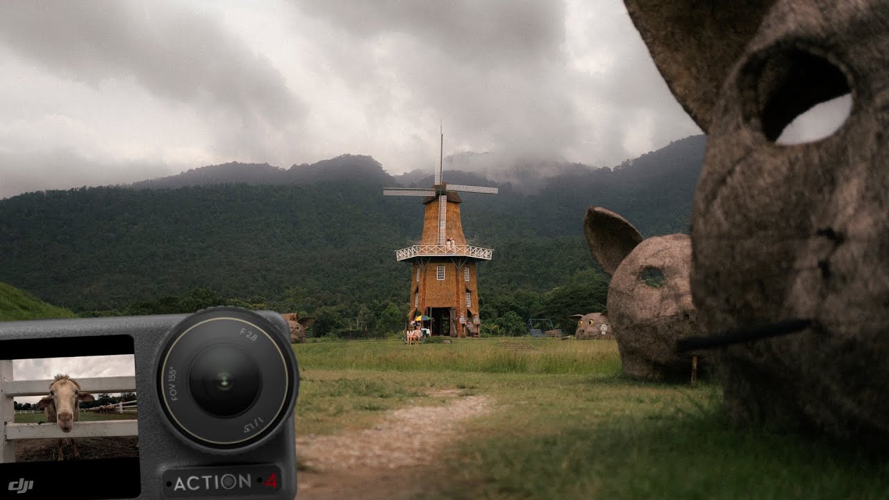 DJI Osmo Action 4 Cinematic Video: Cloudy Day