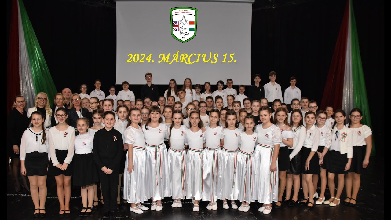 A Vári Emil Általános Iskola 2024. március 15-ei ünnepi műsora