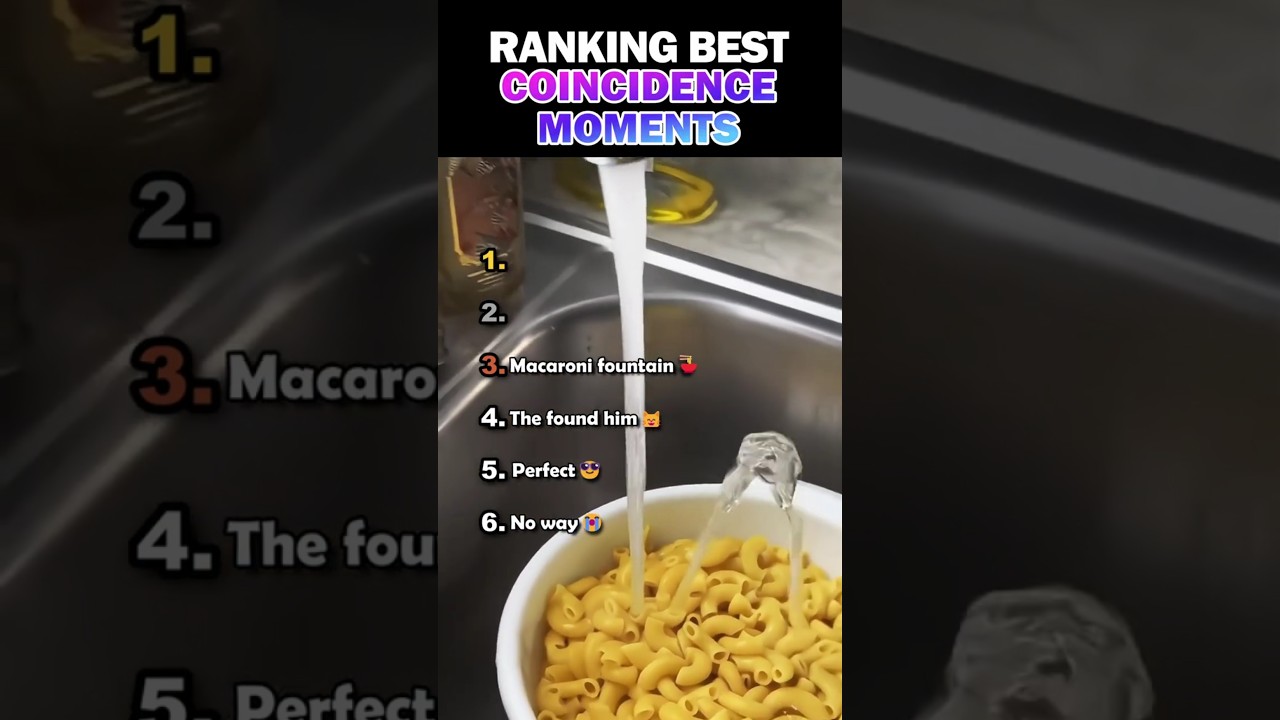 Ranking Best Coincidence Moments🧐