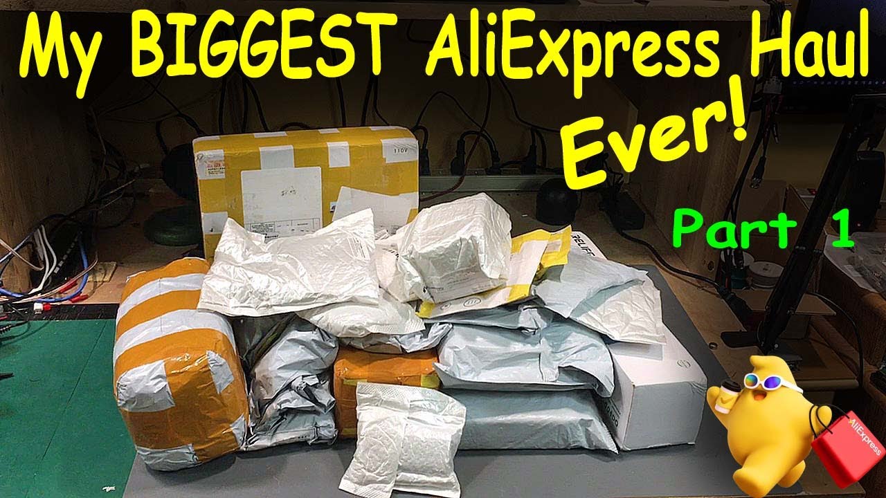 Uni-Byte 0306 — Почта №40: Моя САМАЯ БОЛЬШАЯ покупка с AliExpress! Часть 1 из 2